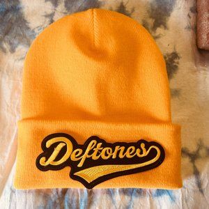 Deftones Gold Beanie One Size Unisex